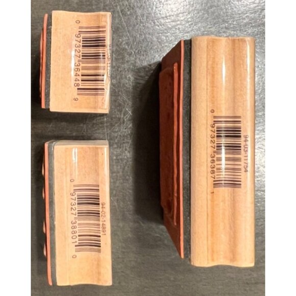 VTG 1998 Westwater Halloween / Fall stamps by Annie Lang SET - Picture 3 of 4